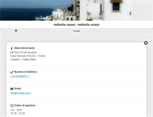 Tablet Screenshot of mediacotur.it